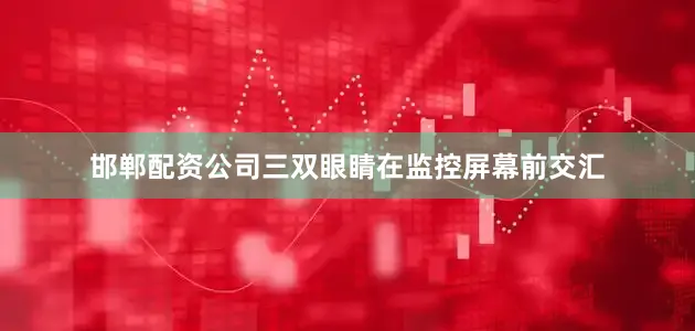 邯郸配资公司三双眼睛在监控屏幕前交汇